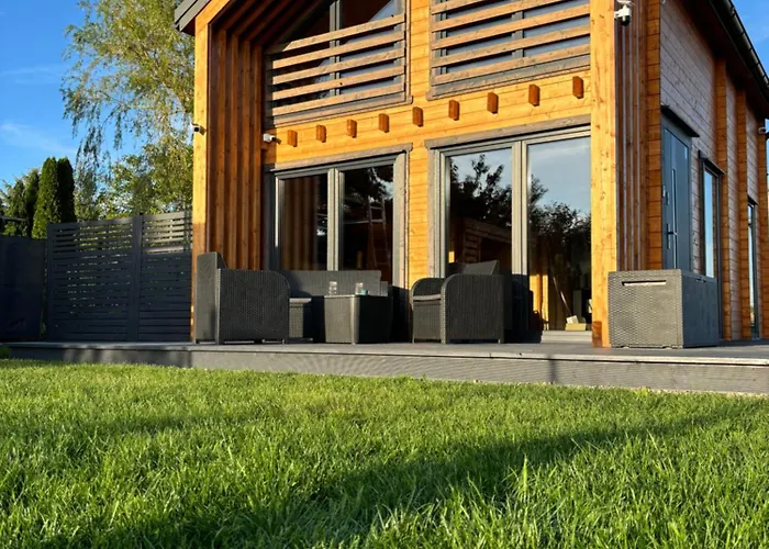 Wodne Widoki - Letniskowy Z Jacuzzi Vakantiehuis Dziwnówek